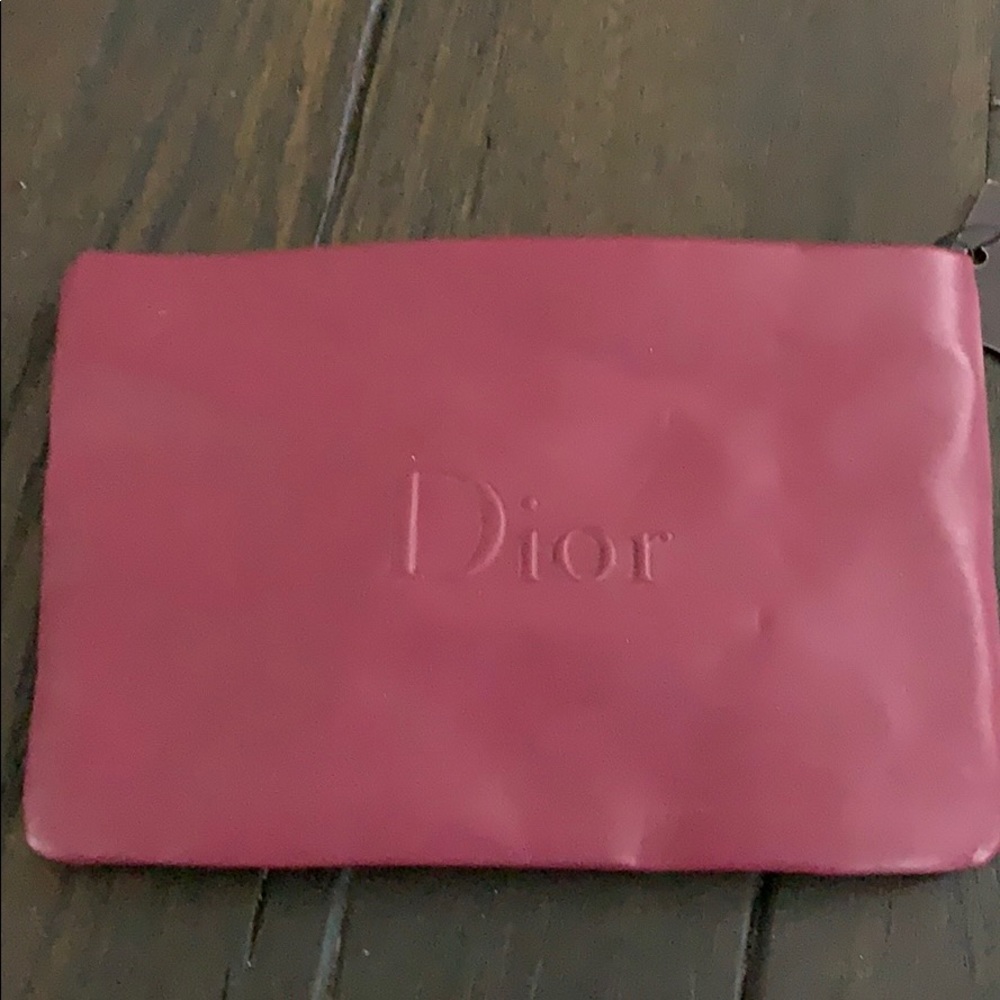 Dior rouge small zip pouch